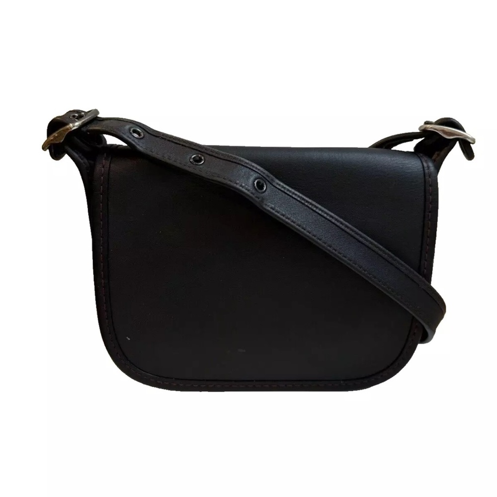 Coach Mini Black Leather Crossbody Bag